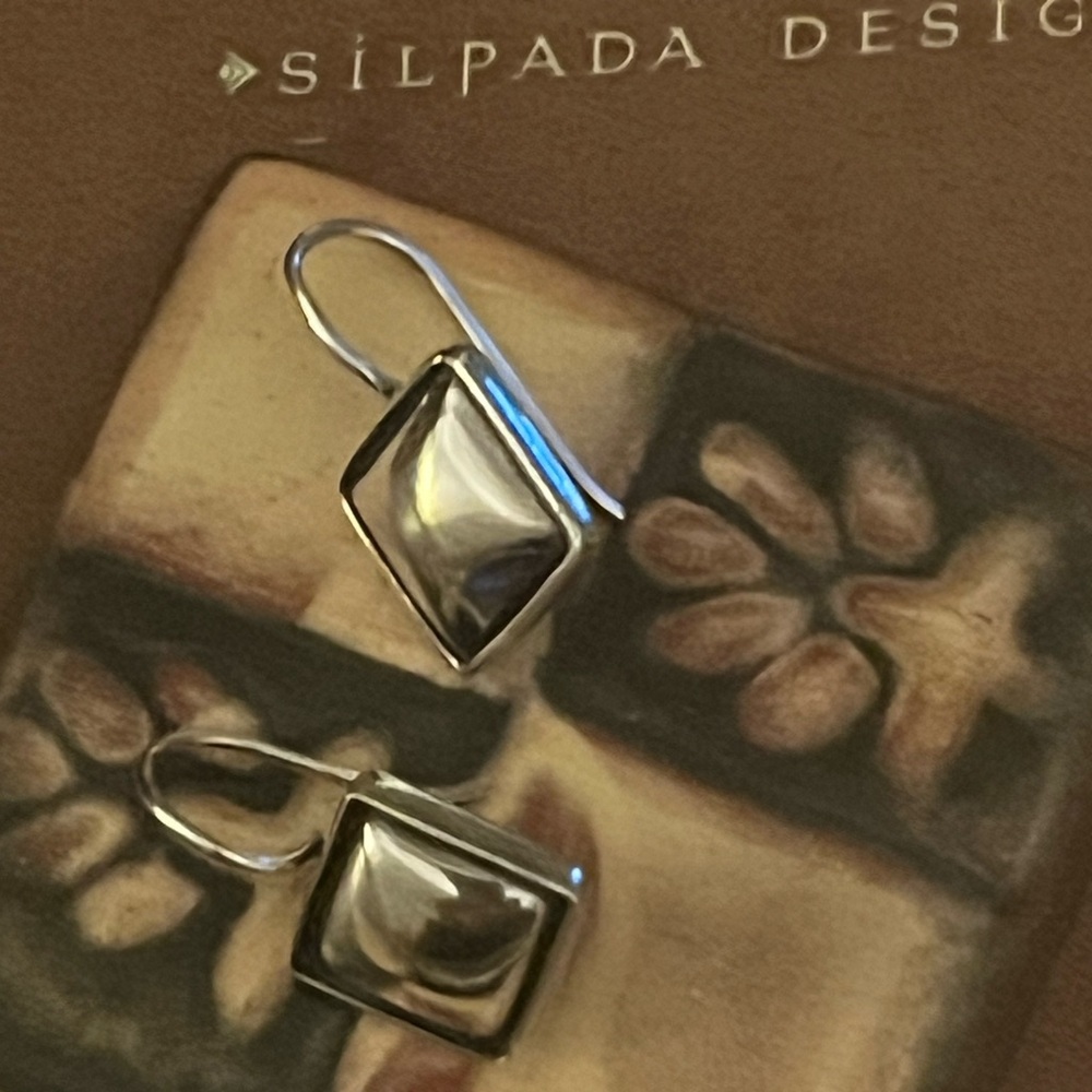 Silpada Square Chic Drop Earrings - Picture 6 of 8